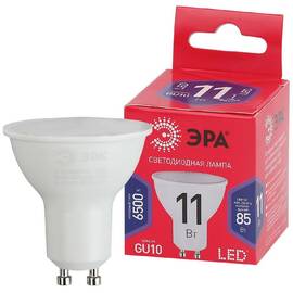Лампа светодиодная Эра GU10 11W 6500K LED MR16-11W-865-GU10 R Б0045346