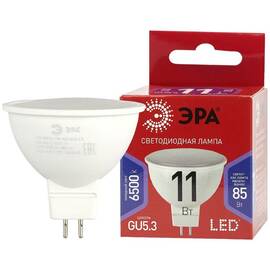 Лампа светодиодная Эра GU5.3 11W 6500K LED MR16-11W-865-GU5.3 R Б0045347