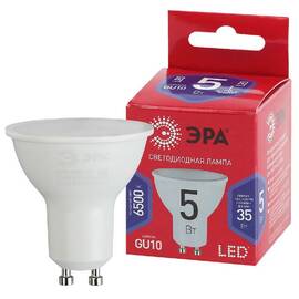 Лампа светодиодная Эра GU10 5W 6500K LED MR16-5W-865-GU10 R Б0045348