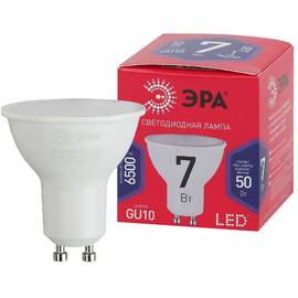 Лампа светодиодная Эра GU10 7W 6500K LED MR16-7W-865-GU10 R Б0045350