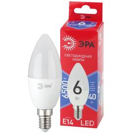 Лампа светодиодная Эра E14 6W 6500K LED B35-6W-865-E14 R Б0045339