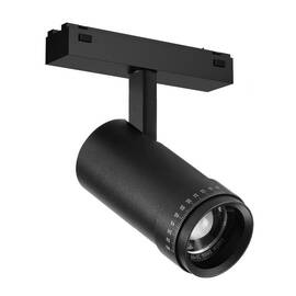 Трековый магнитный светильник Arlight MAG-VIBE-SPOT-ZOOM-R47-10W Warm3000 (BK, 20-55 deg, 48V) 04448
