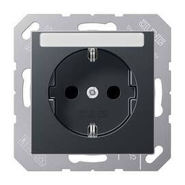 Розетка 2K+З со шторками Jung A1520BFKINAANM