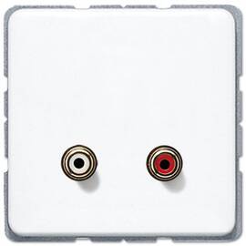 Розетка мультимедиа Jung MACD1021WW