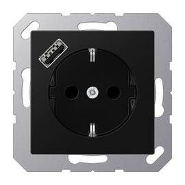 Розетка 2K+З Jung A1520-18ASWM