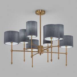 Люстра на штанге Eurosvet Notturno 60162/8 латунь Smart a065666