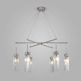 Подвесная люстра Eurosvet Gilian 60163/6 никель Smart a065758