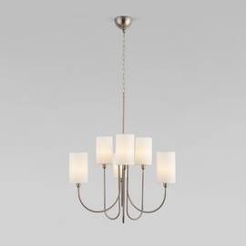 Подвесная люстра Eurosvet Abbey 60164/6 никель Smart a065747