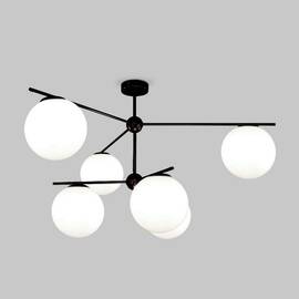 Люстра на штанге Eurosvet Marbella 60147/6 черный Smart a063852