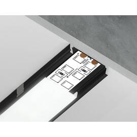 Алюминиевый накладной профиль Ambrella Light Alum Profile GP1800BK