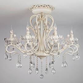 Подвесная люстра Eurosvet 12205/8 белый Strotskis