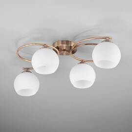 Потолочная люстра Eurosvet 30144/4 античная бронза