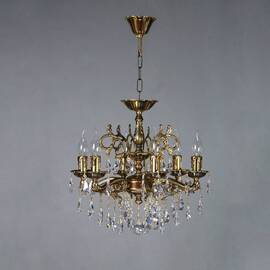 Подвесная люстра Ambiente Leon 2128/6 PB Tear Drop