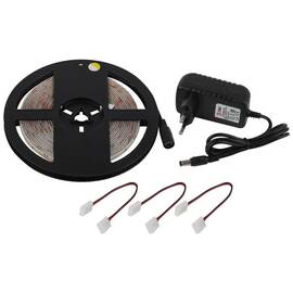 Комплект светодиодной ленты Эра 12В 2835 4,8Вт/м 2700K 5м IP65 2835kit-4,8-60-12-IP65-2700-5m Б00430