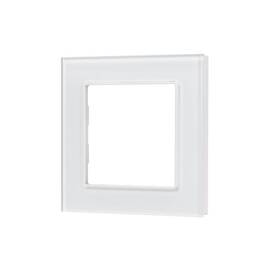 Рамка одноместная Arlight FRM-GLARE-GS-1-WH 043786