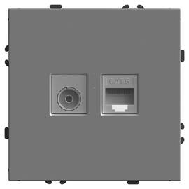 Розетка TV + компьютерная RJ-45 Stekker Эмили RST00-5106-10 49950