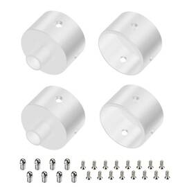 Заглушка Arlight WPH-FLEX-D22-360deg WHITE ALU с отверстием 049941