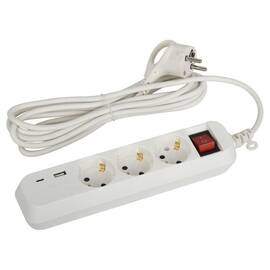 Удлинитель электрический Эра UB-3es-3m-USB Б0052898
