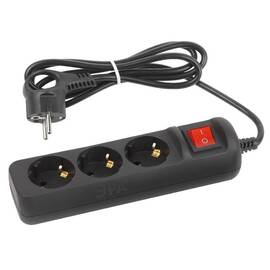 Удлинитель электрический Эра UX-3es-1,5m-B Б0057727