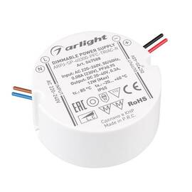 Блок питания Arlight ARPJ-SP-40300-PFC-TRIAC-R (12W, 20-40V, 300mA) 047588
