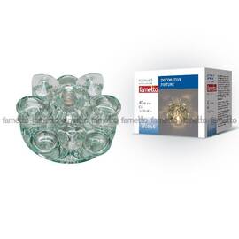 Встраиваемый светильник Fametto Fiore DLS-F123 G4 GLASSY/CLEAR
