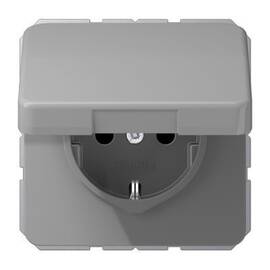 Розетка штепсельная Schuko Jung CD1520BFKLGR