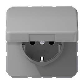 Розетка штепсельная Schuko Jung CD1520BFKIKLGR