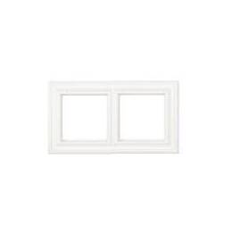 Рамка двухместная Jung EPD482WWM