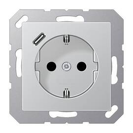 Розетка 2K+З USB Typ C Jung A1520-18CAL