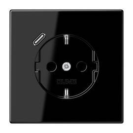 Розетка 2K+З USB Typ C Jung LS1520-18CSW