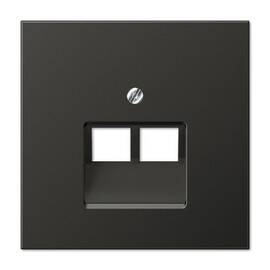 Накладка для комп. розетки 2хRJ45 Jung AL2969-2UAAN
