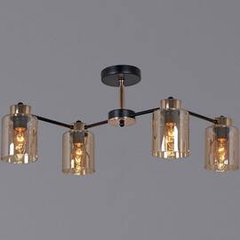 Люстра на штанге Reluce 01606-0.3-04 BK+FGD