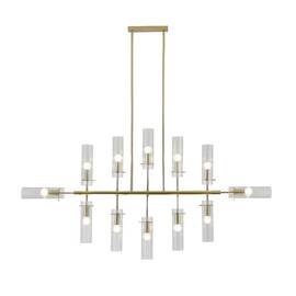 Люстра на штанге Indigo Saetta 11053/12R Gold V000565