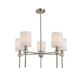 Люстра на штанге Indigo Poesia 13035/5R Brass V000577