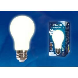 Лампа светодиодная Uniel LED-A60-9W/3000K/E27/FR GLH01WH UL-00004841