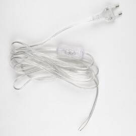 Сетевой шнур Uniel UCX-C12/01A-450 CLEAR UL-00007235