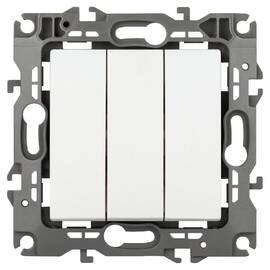 Выключатель трехклавишный Эра 12-1107-01М Б0065680