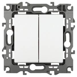 Переключатель перекрестный двухклавишный Эра 12-1112-01М Б0065676