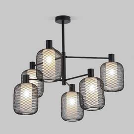 Люстра на штанге Eurosvet Voile 30191/6 черный a069160