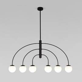 Люстра на штанге Eurosvet Cenacolo 30179/6 черный a069124