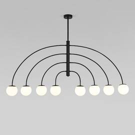 Люстра на штанге Eurosvet Cenacolo 30179/8 черный a069122