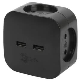 Разветвитель электрический Эра SP-4-USB-B Б0049536