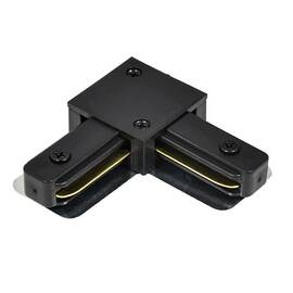 Коннектор угловой для шинопровода, чёрный, LD1021 для CAB1007