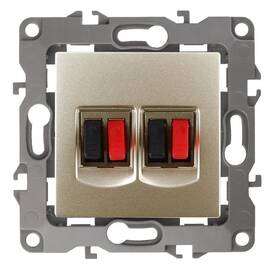 Розетка аудио двойная Эра 12-3112-04 Б0027464