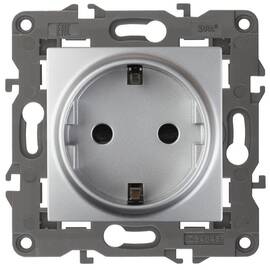 Розетка 2P+E Schuko со шторками Эра 14-2102-03 Б0034274