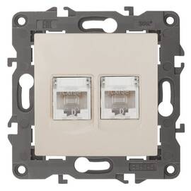 Розетка 2хRJ45 Эра 14-3108-02 Б0034309