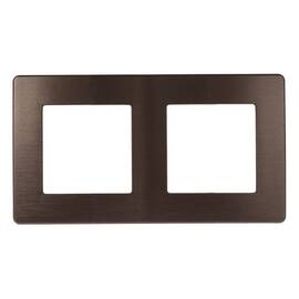 Рамка для розеток и выключателей на 2 поста Эра 12-5102-13 Б0052516