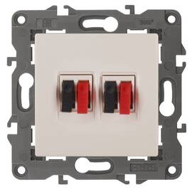 Розетка аудио двойная Эра 14-3112-02 Б0034327