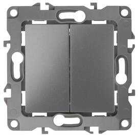 Выключатель двойной Эра 12-1104-12 Б0019287