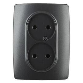 Розетка 2x2P Эра 12-2107-05 Б0031242